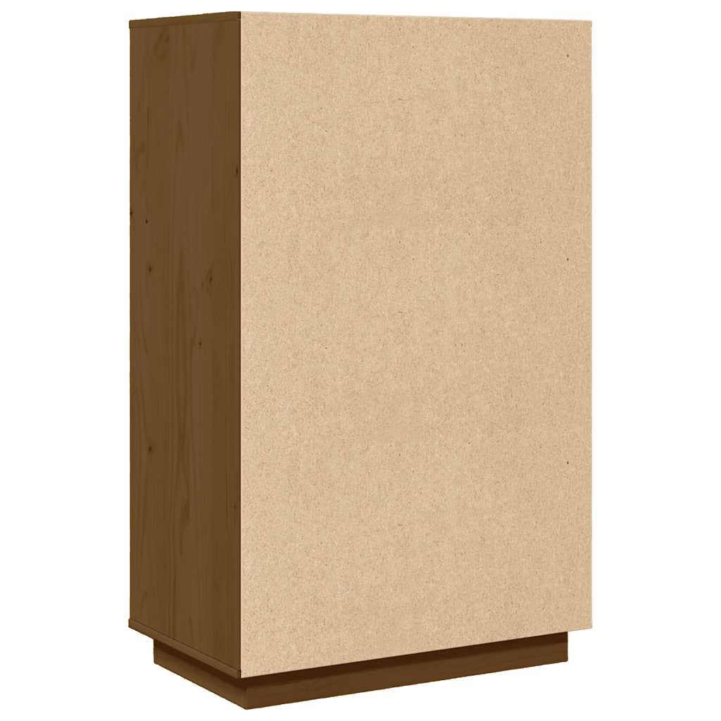 Visoka komoda boja meda 67 x 40 x 108,5 cm od masivne borovine