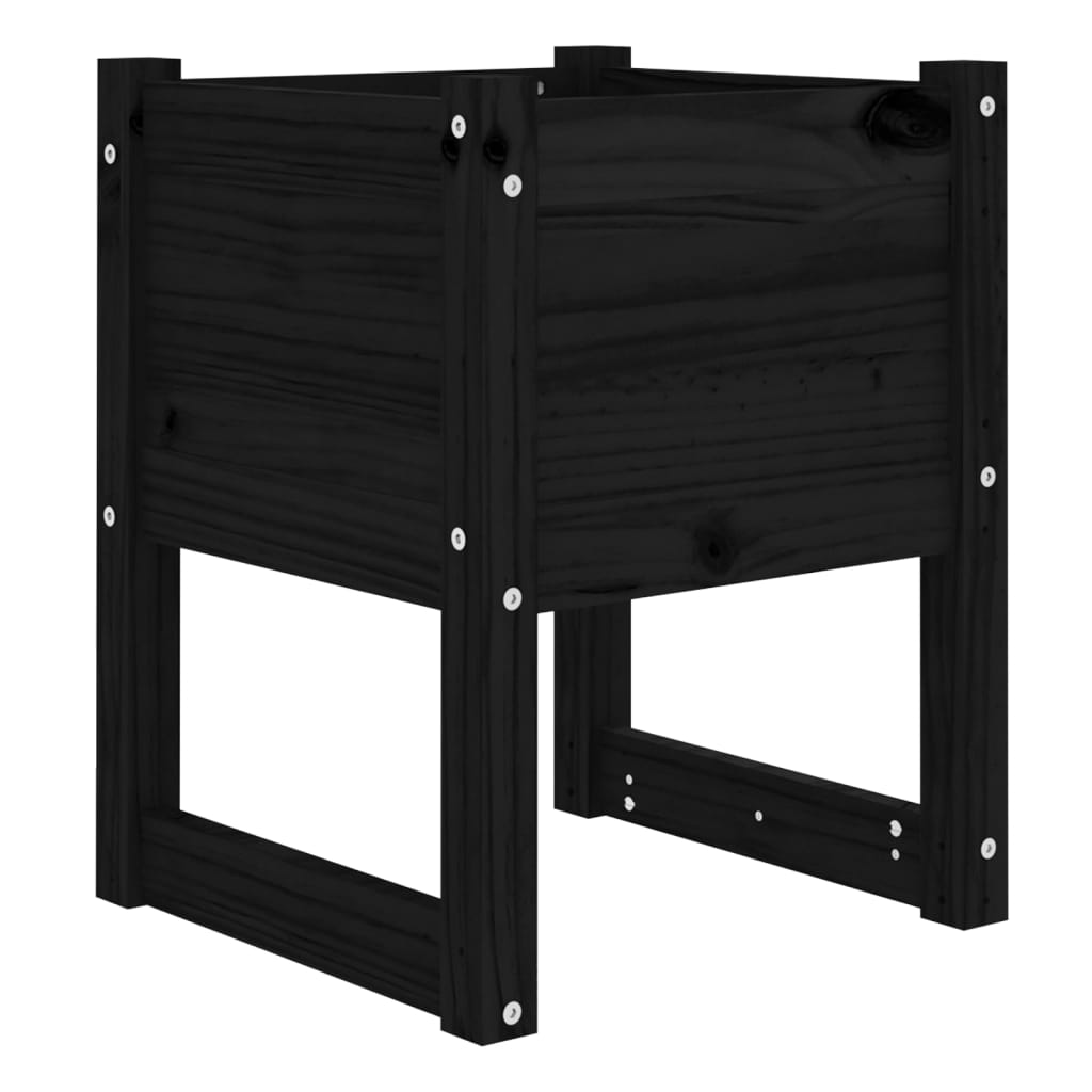 Sadilica crna 40 x 40 x 52,5 cm od masivne borovine