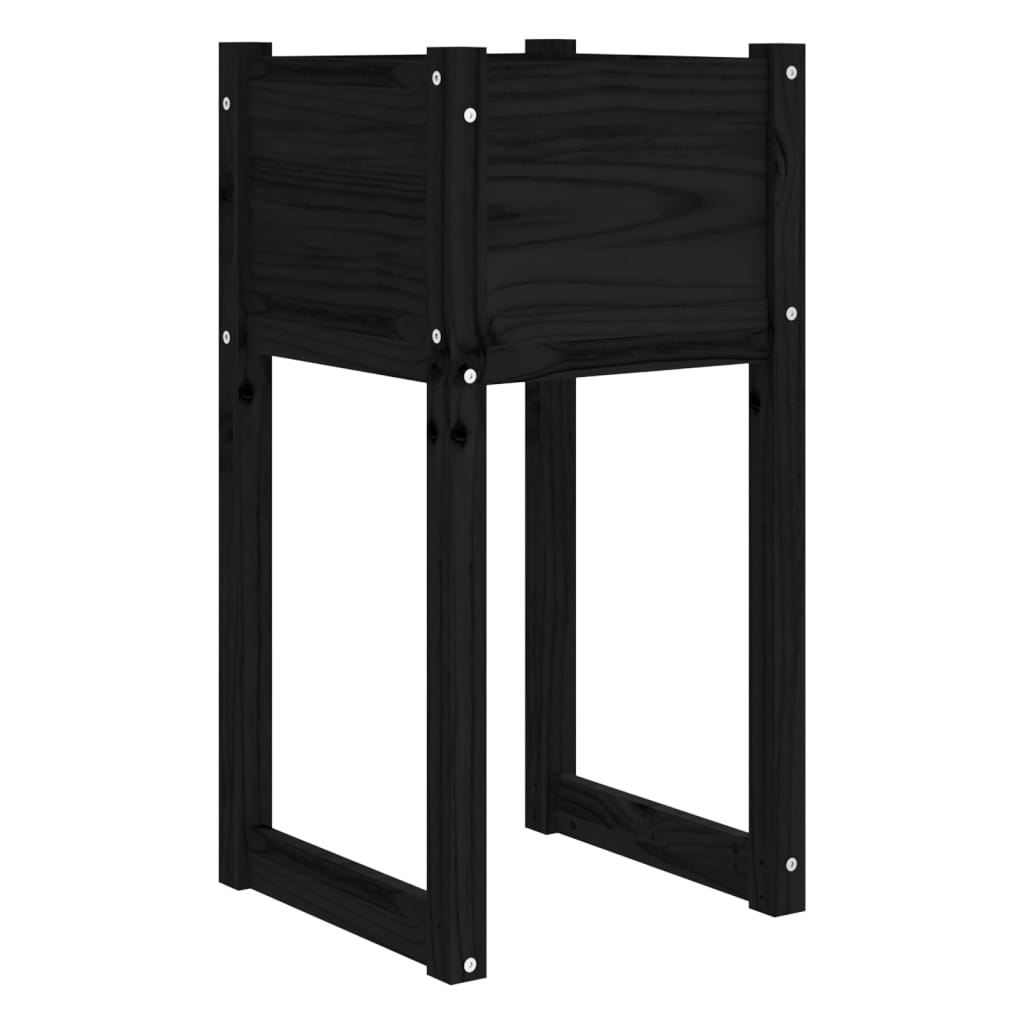 Sadilica crna 40x40x81 cm od masivne borovine