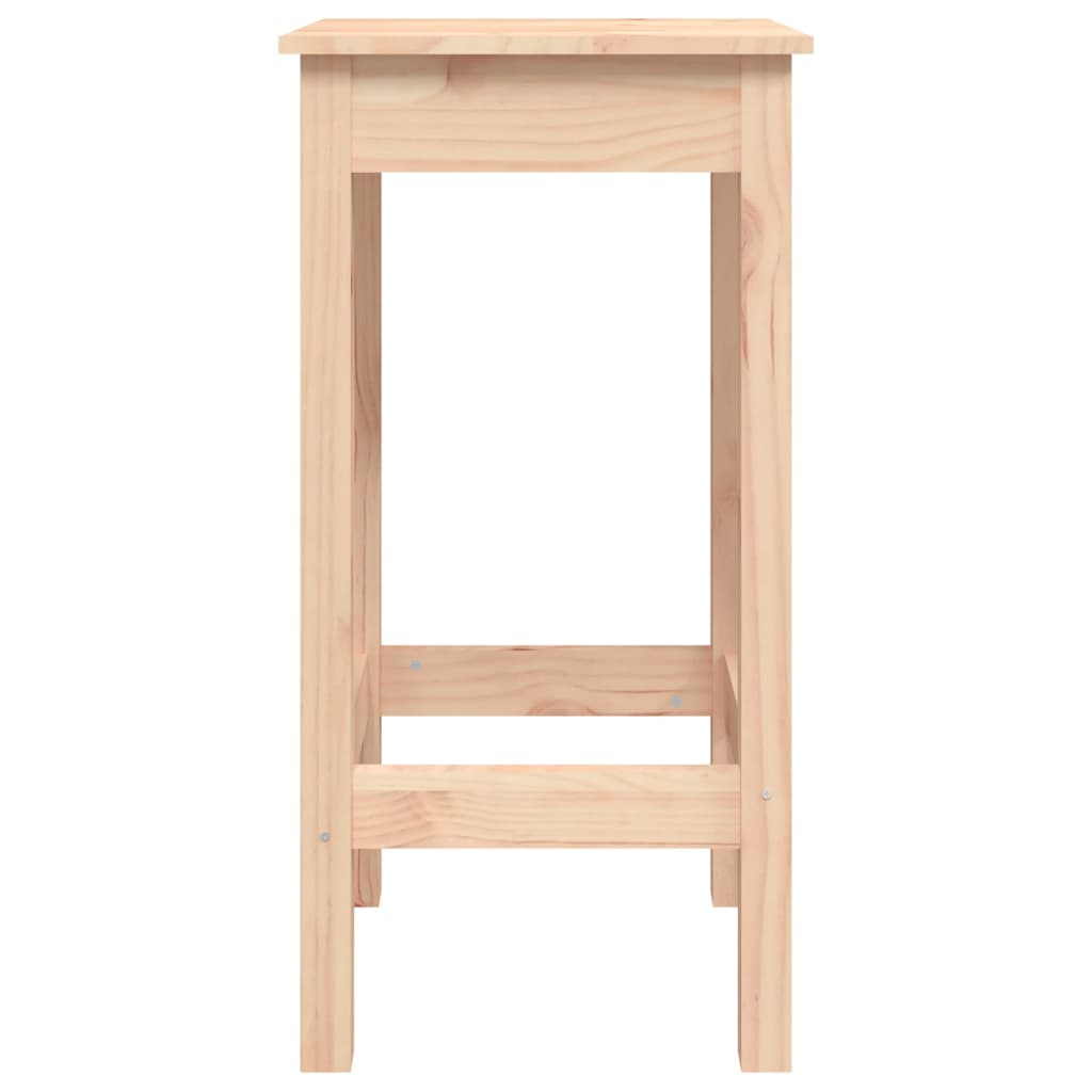 Barske stolice 2 kom 40 x 40 x 78 cm od masivne borovine