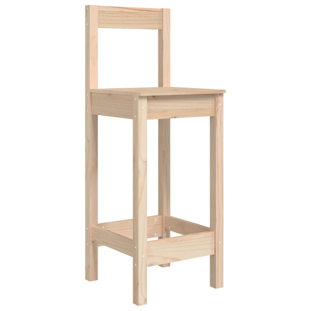 Barske stolice 2 kom 40 x 41,5 x 112 cm od masivne borovine