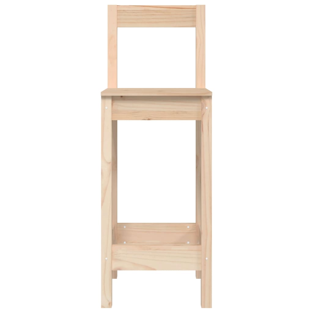 Barske stolice 2 kom 40 x 41,5 x 112 cm od masivne borovine