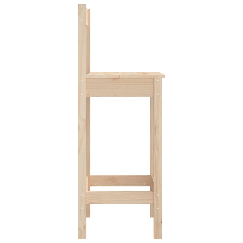 Barske stolice 2 kom 40 x 41,5 x 112 cm od masivne borovine