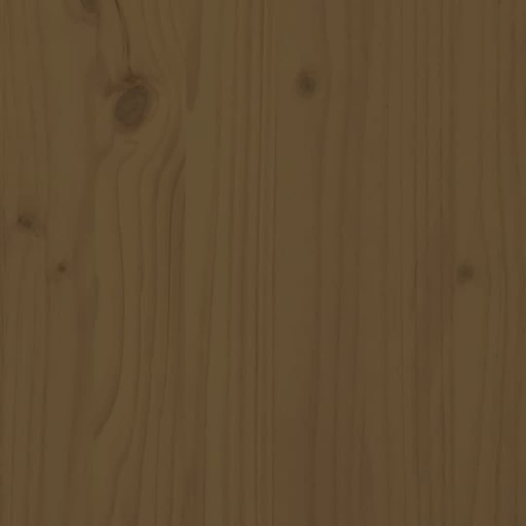 Krevet za pse smeđa boja meda 61x50x70 cm od masivne borovine