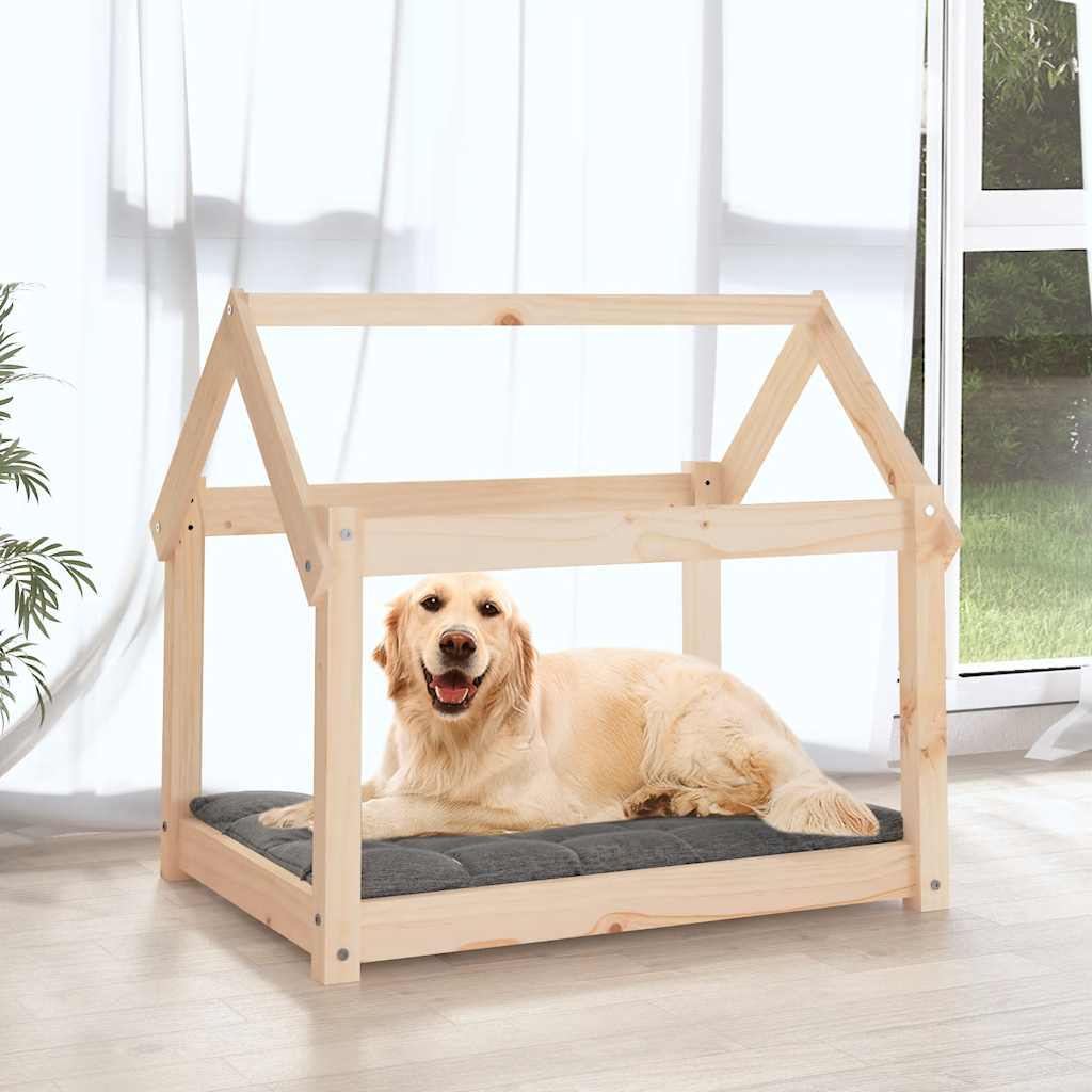 Krevet za pse 81x60x70 cm od masivne borovine