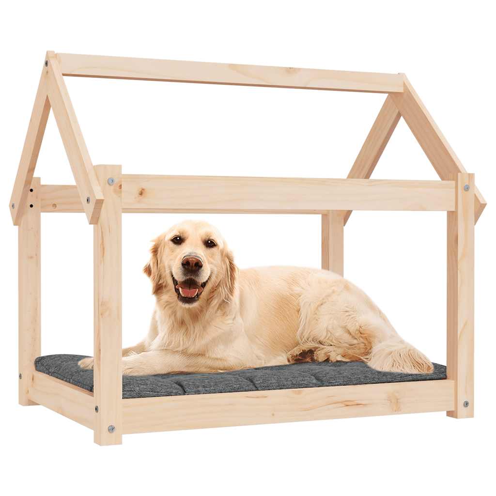 Krevet za pse 81x60x70 cm od masivne borovine