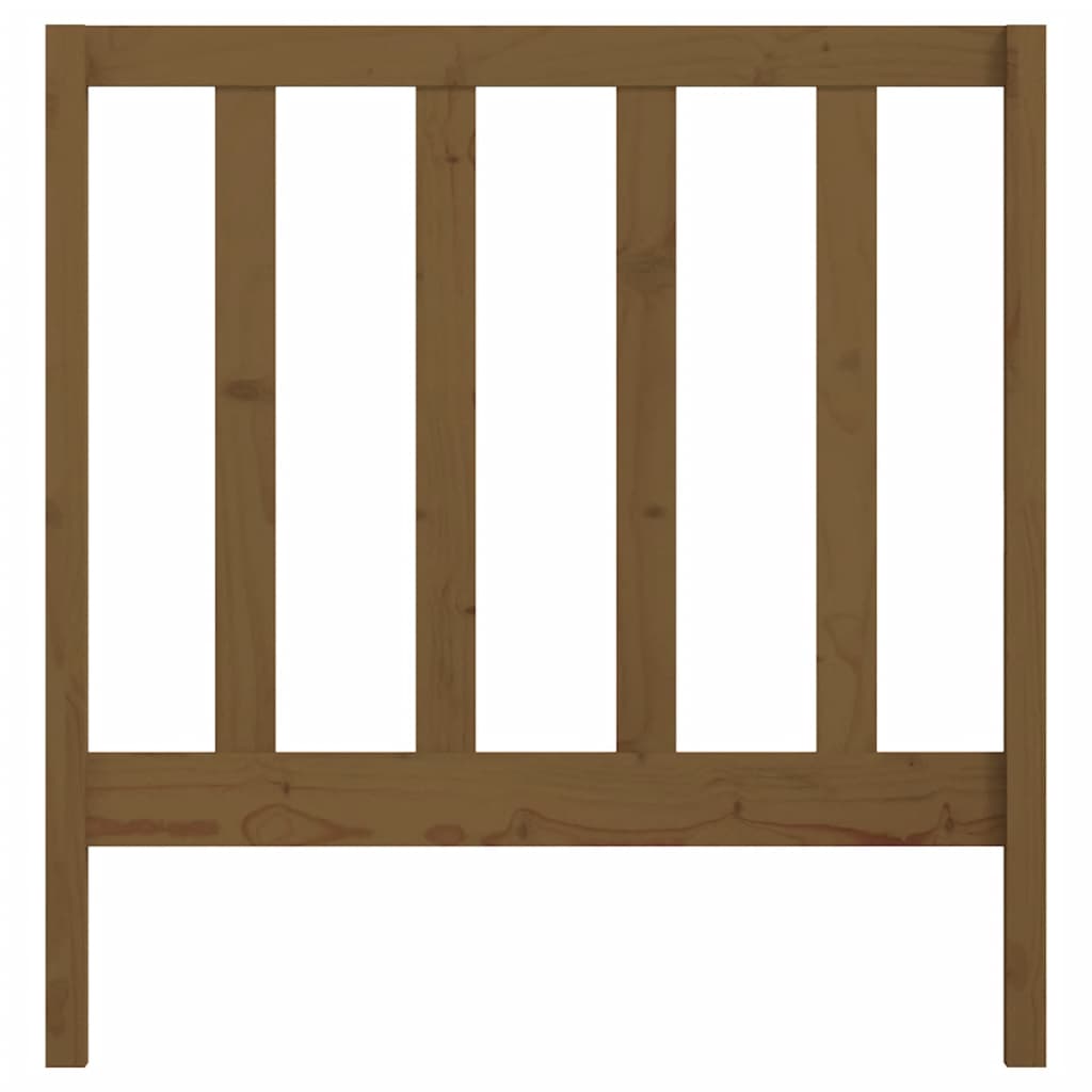 Uzglavlje za krevet boja meda 95 x 4 x 100 cm masivna borovina