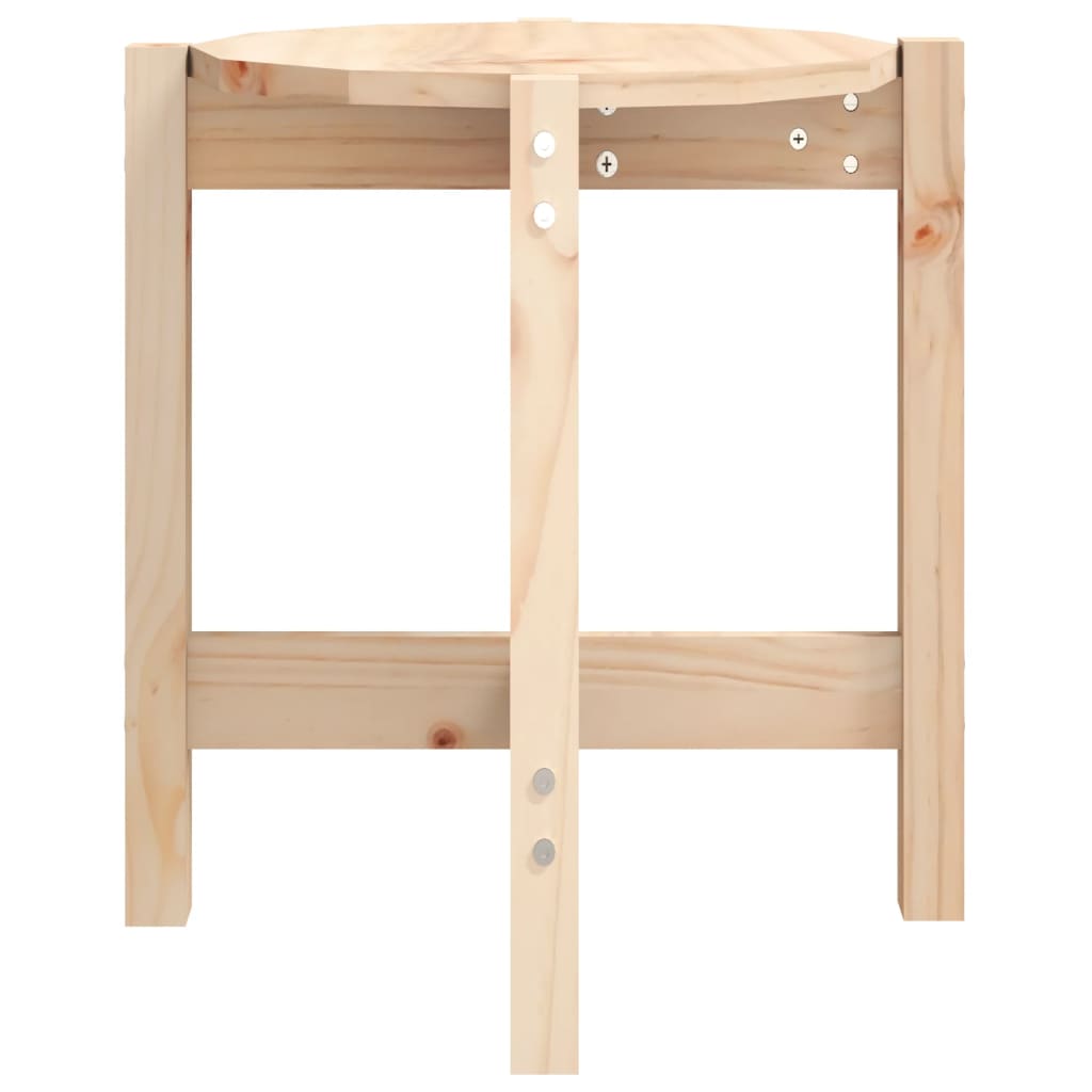 Stolić za kavu Ø 42,5 x 45 cm od masivne borovine