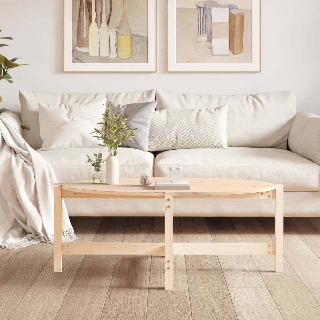 Stolić za kavu 118 x 63 x 45 cm od masivne borovine