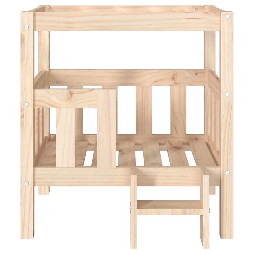 Krevet za pse 65,5x50,5x70 cm od masivne borovine