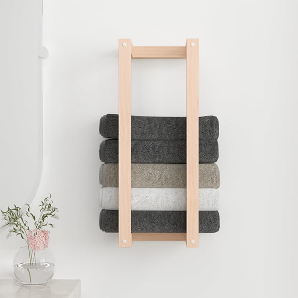 Stalak za ručnike 23 x 18 x 60 cm od masivne borovine