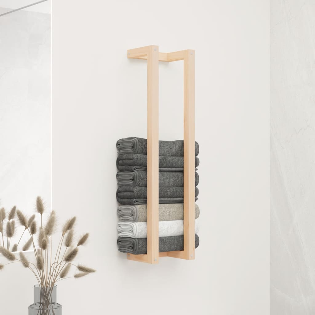 Stalak za ručnike 23x18x90 cm od masivne borovine