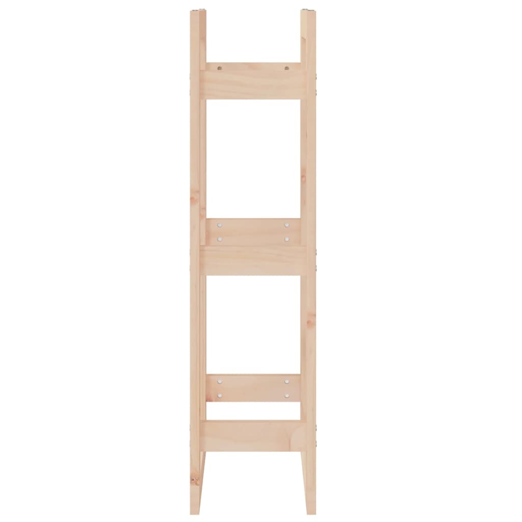 Stalak za drva za ogrjev 41 x 25 x 100 cm od masivne borovine