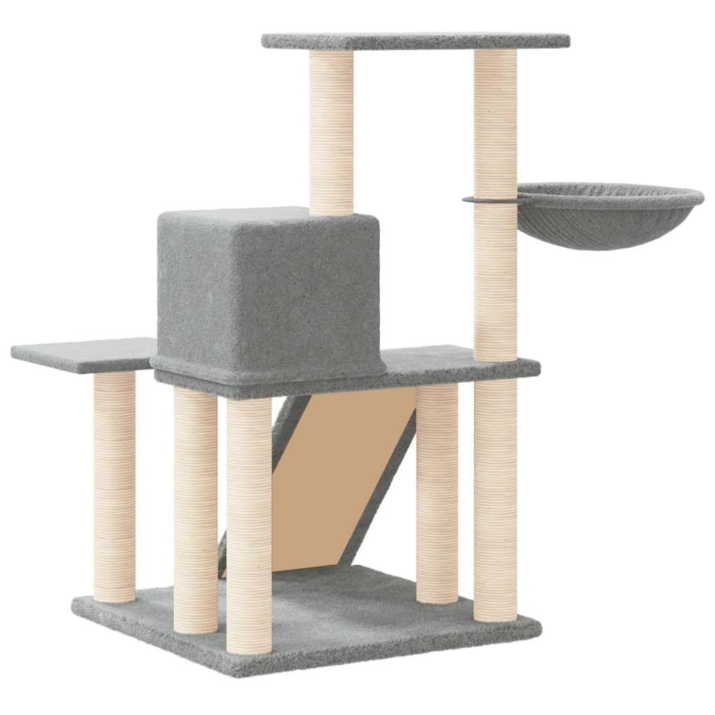 Penjalica za mačke sa stupovima za grebanje svjetlosiva 82 cm