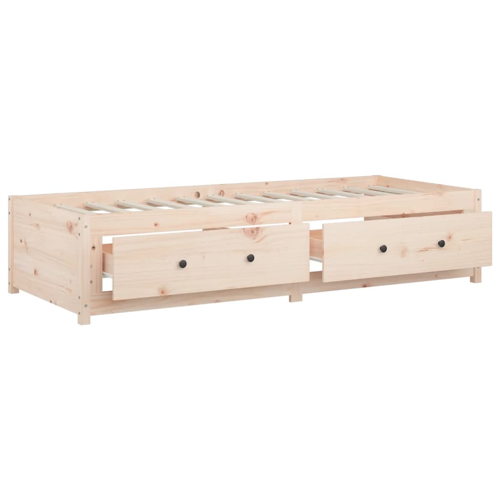 Dnevni krevet bez madraca 90 x 200 cm od masivne borovine