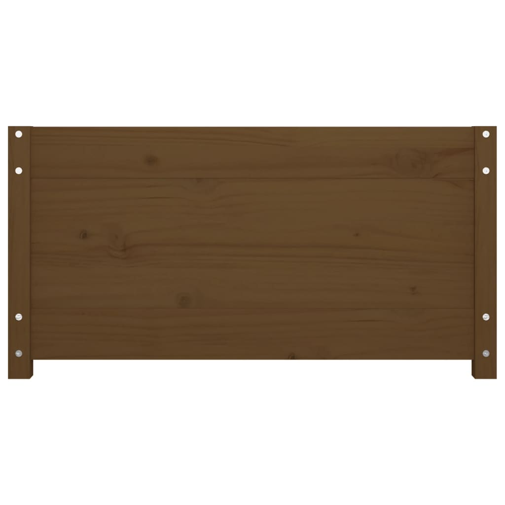 Dnevni ležaj smeđa boja meda 90x200 cm od masivne borovine