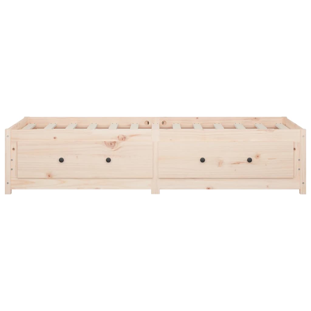 Dnevni krevet 90 x 190 cm mali masivna borovina