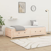 Dnevni krevet 90 x 190 cm mali masivna borovina