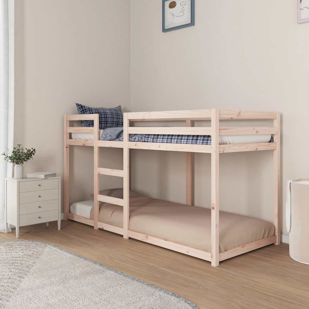 Krevet na kat 80 x 200 cm od masivne borovine
