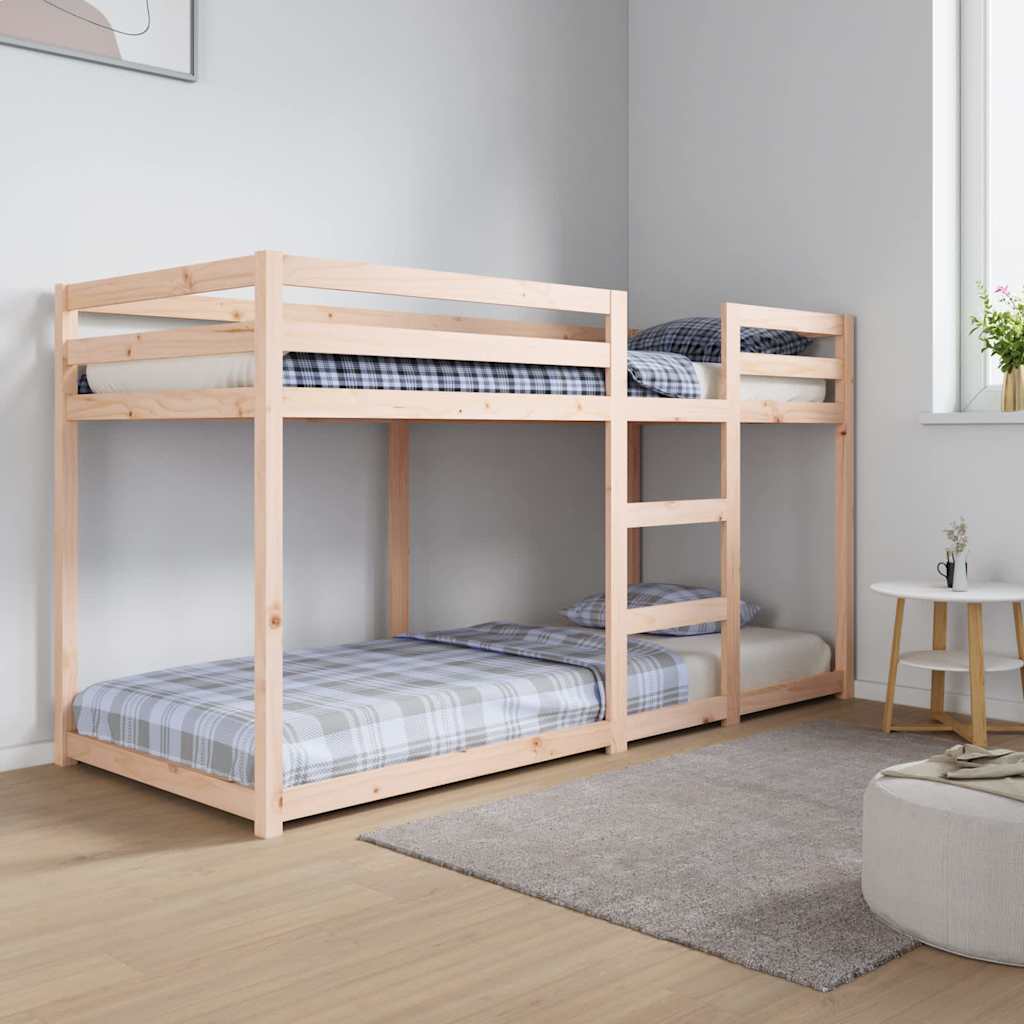 Krevet na kat 80 x 200 cm od masivne borovine