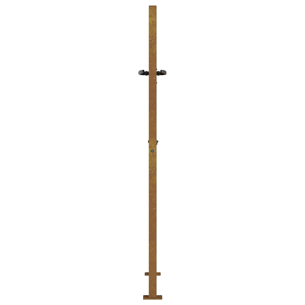 Vrtna vrata 100x125 cm Corten čelik Dizajn stabla