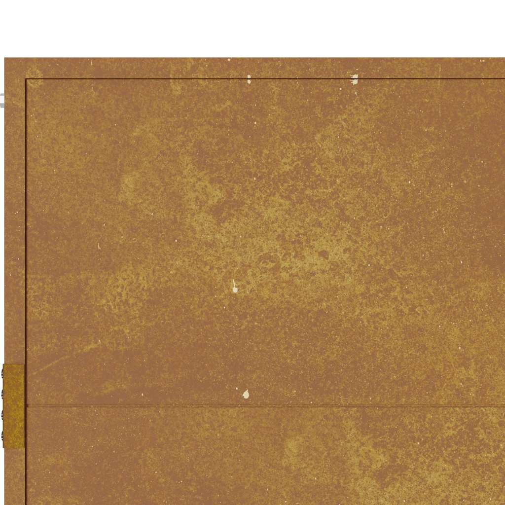 Vrtna vrata 100x75 cm Corten čelik
