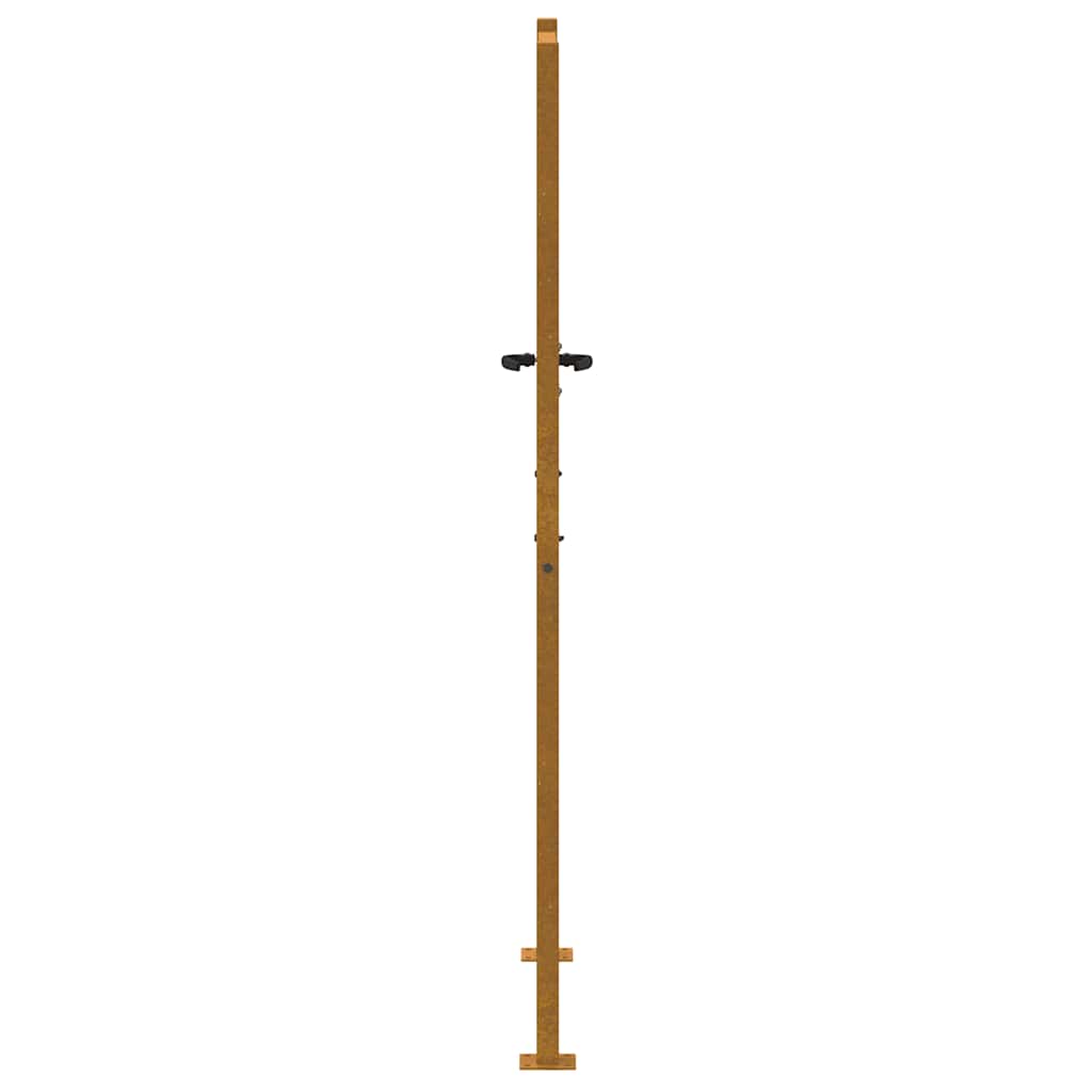Vrtna vrata 100x175 cm Corten čelik Dizajn stabla