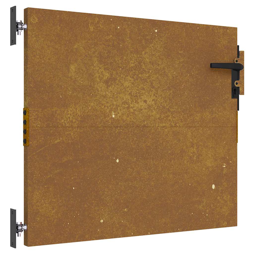Vrtna vrata 85 x 125 cm od čelika COR-TEN