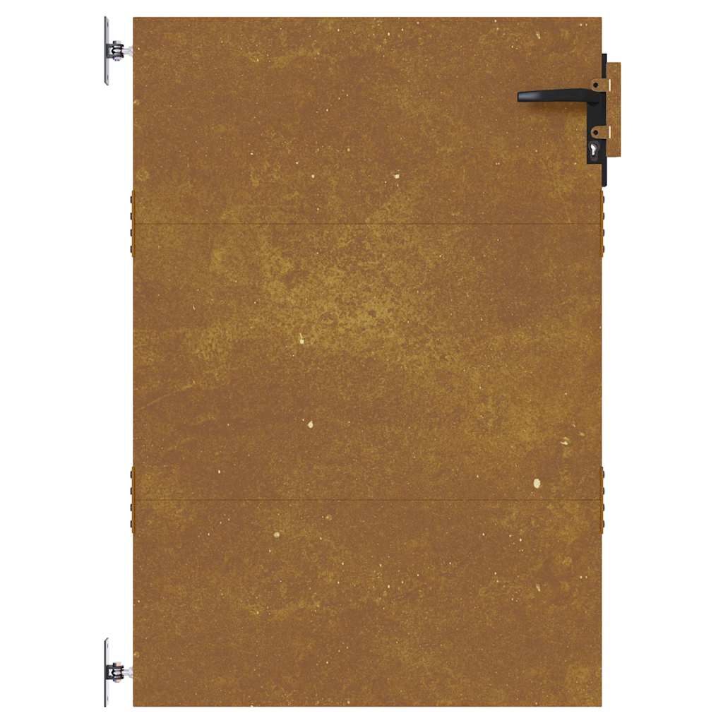 Vrtna vrata 85 x 125 cm od čelika COR-TEN