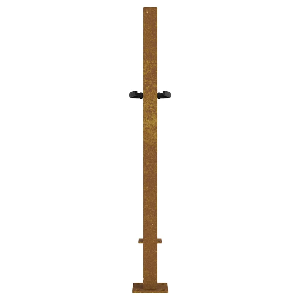 Vrtna vrata 100x75 cm Corten čelik