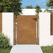 Vrtna vrata 100x125 cm Corten čelik