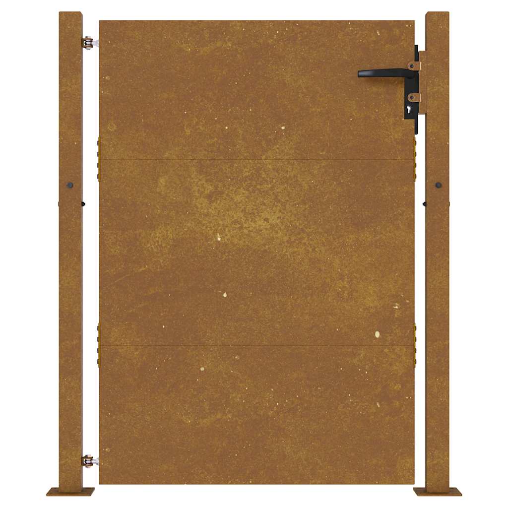 Vrtna vrata 100x150 cm Corten čelik