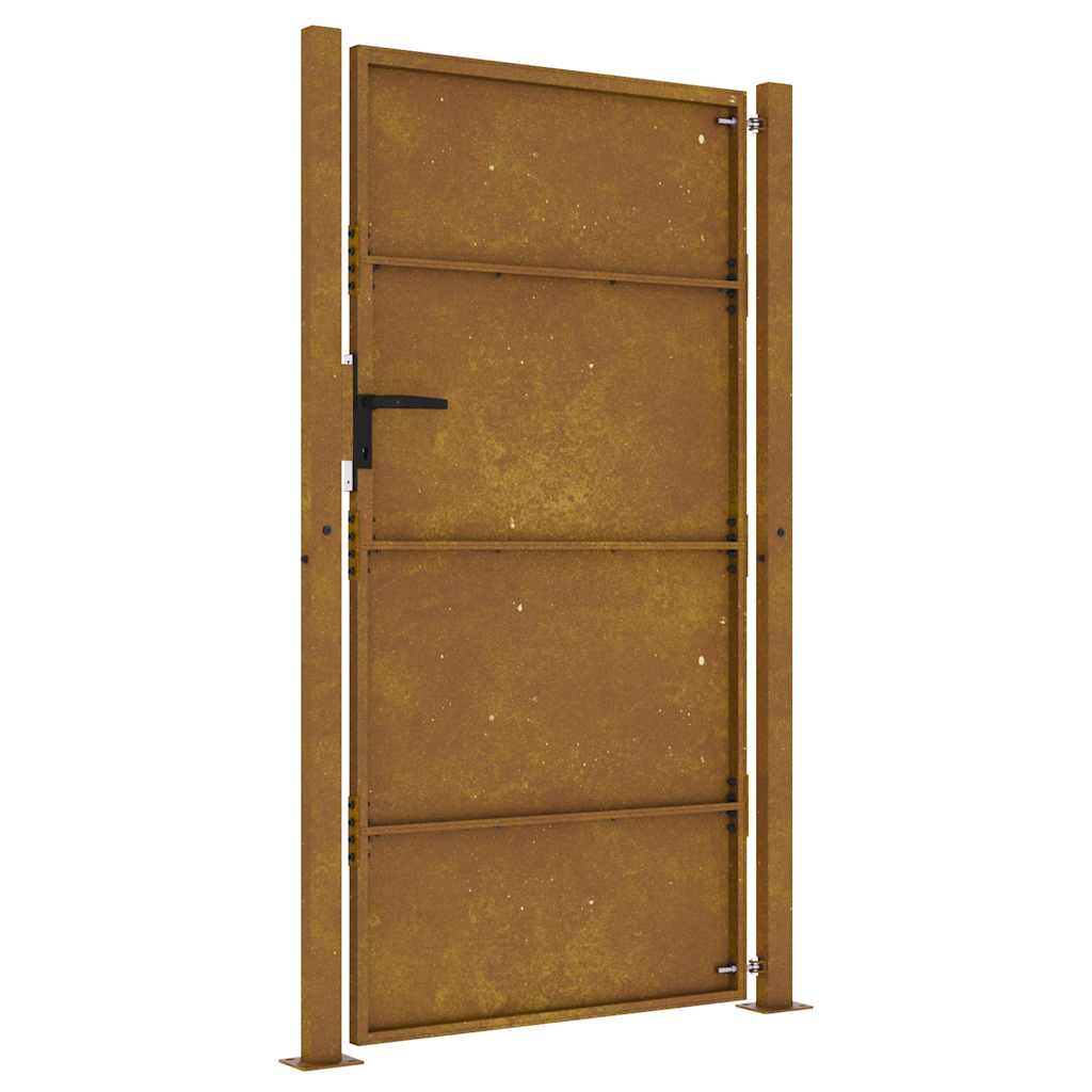 Vrtna vrata 100x175 cm Corten čelik
