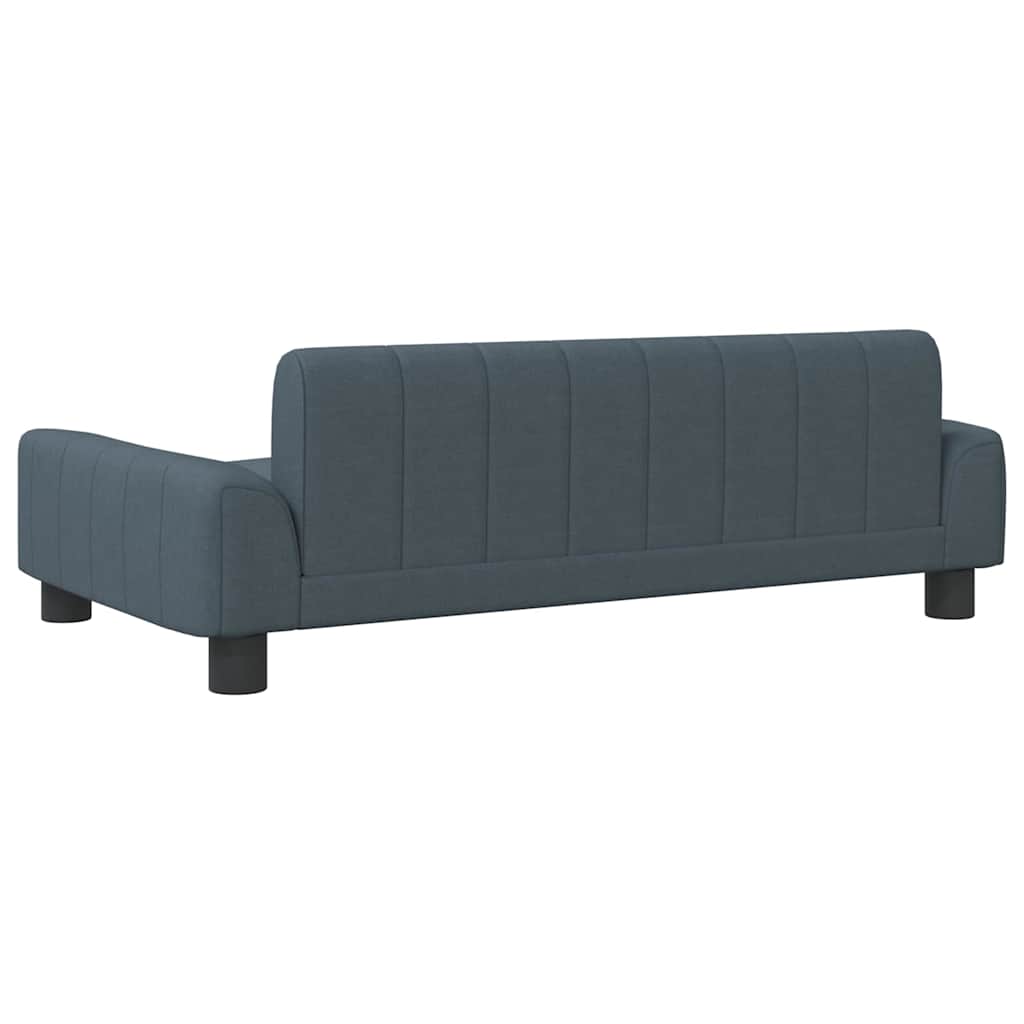 Krevet za pse tamnosivi 90 x 53 x 30 cm od tkanine