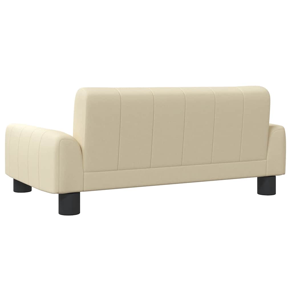 Krevet za pse krem 70 x 45 x 30 cm od tkanine