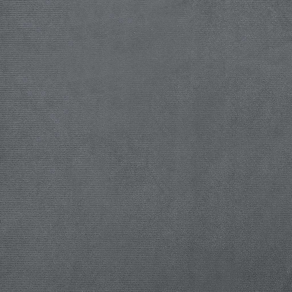 Krevet za pse tamnosivi 90 x 53 x 30 cm baršunasti