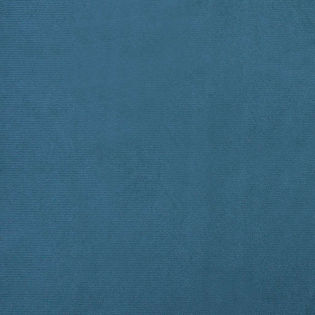 Krevet za pse plavi 70 x 45 x 26,5 cm baršunasti