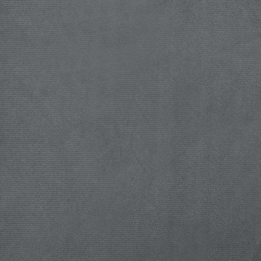Krevet za pse tamnosivi 70x52x30 cm baršunasti