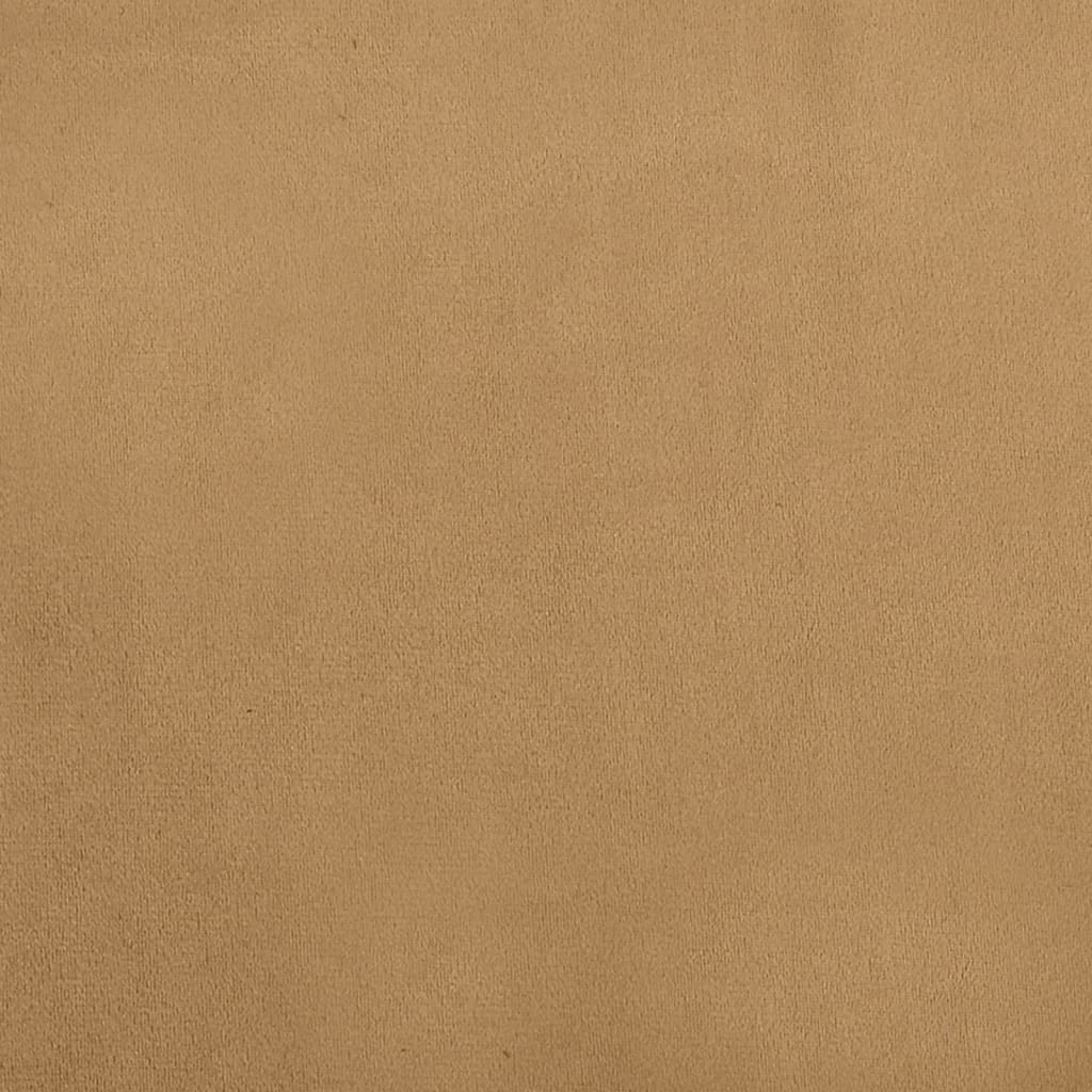 Krevet za pse smeđi 70x40x24 cm baršunasti