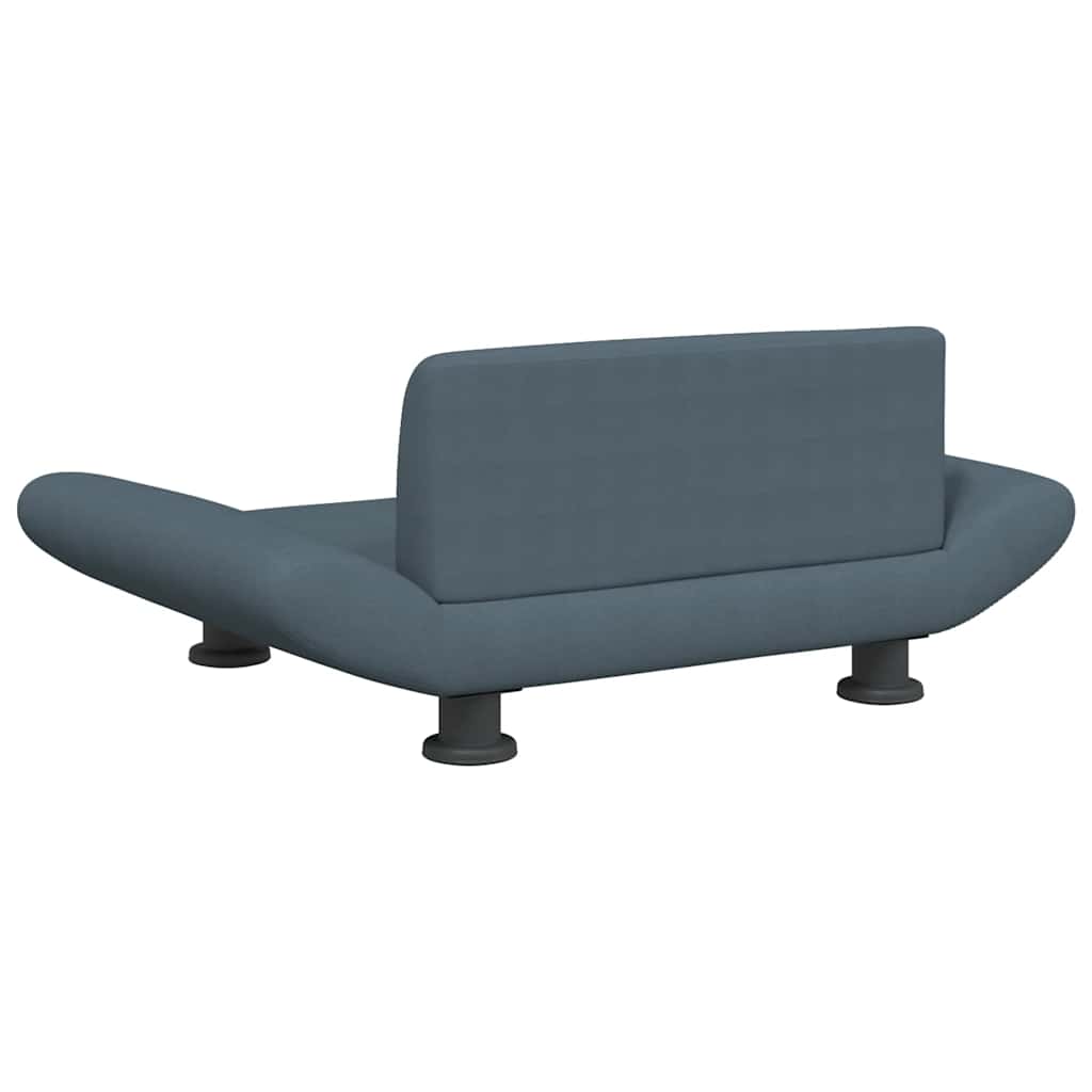 Krevet za pse tamnosivi 70 x 45 x 28 cm od tkanine