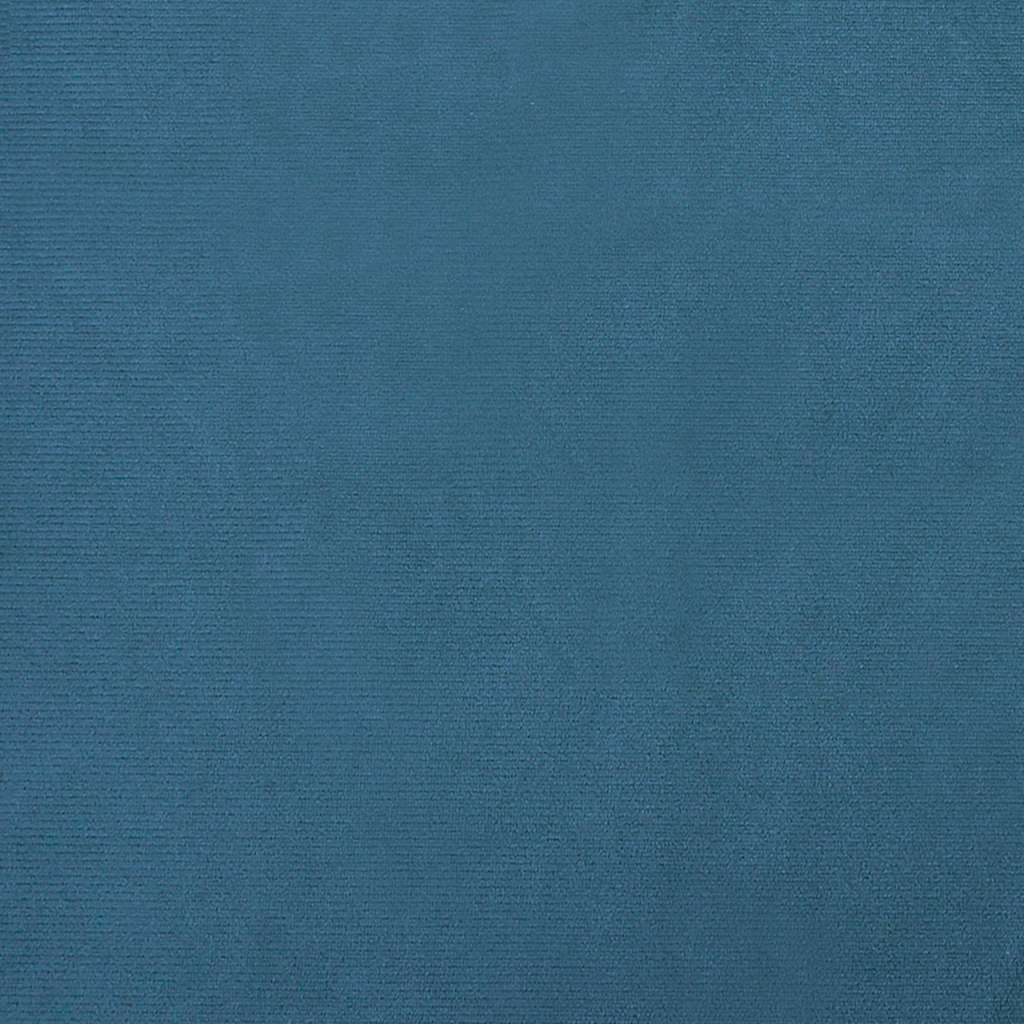 Krevet za pse plavi 70 x 48 x 22 cm baršunasti