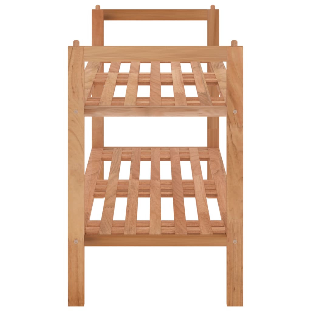 Stalak za cipele 69 x 27 x 41 cm od masivnog drva oraha