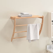 Stalak za ručnike 60 x 25,5 x 49 cm od masivnog drva oraha