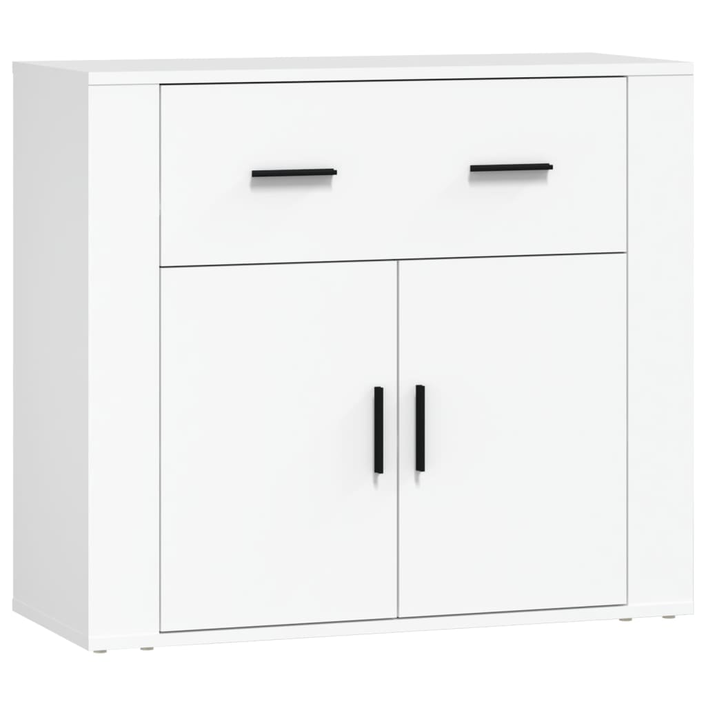 Komoda bijela 80 x 33 x 70 cm od konstruiranog drva