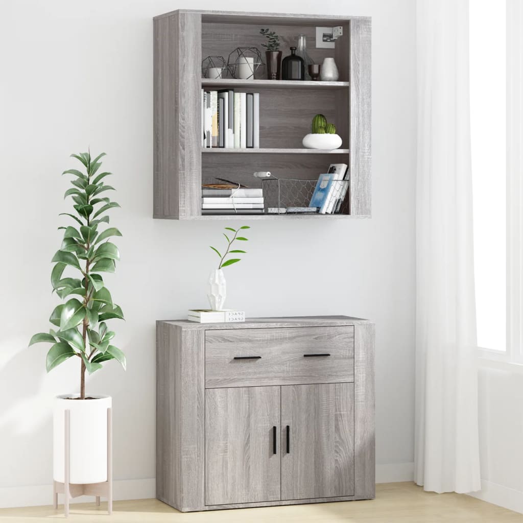 Zidni ormarić hrast sonome 80x33x80 cm konstruirano drvo