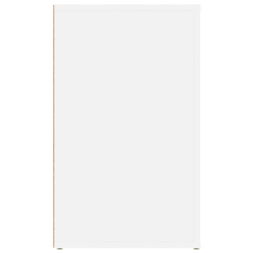 Noćni ormarić bijeli 50 x 36 x 60 cm od konstruiranog drva