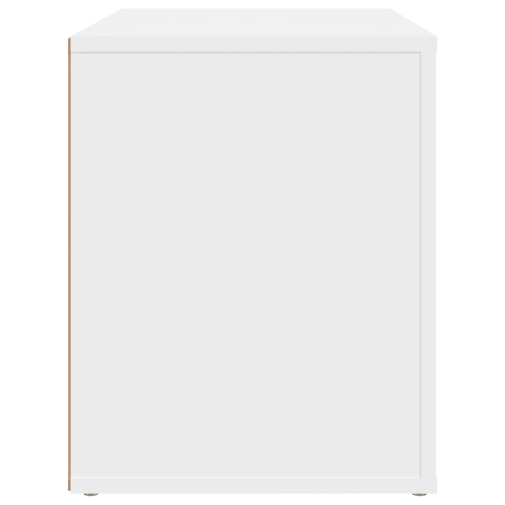 Noćni ormarić bijeli 60 x 36 x 45 cm od konstruiranog drva