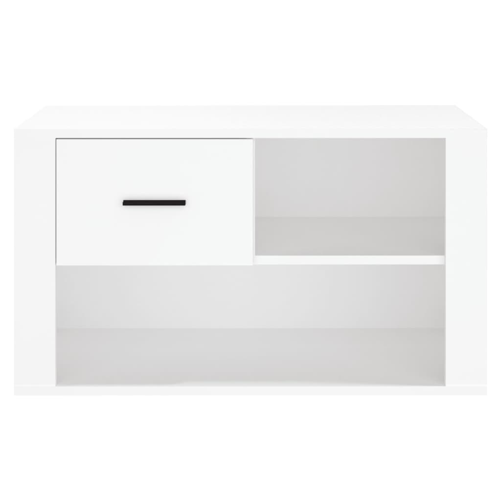 Ormarić za cipele bijeli 80 x 35 x 45 cm od konstruiranog drva