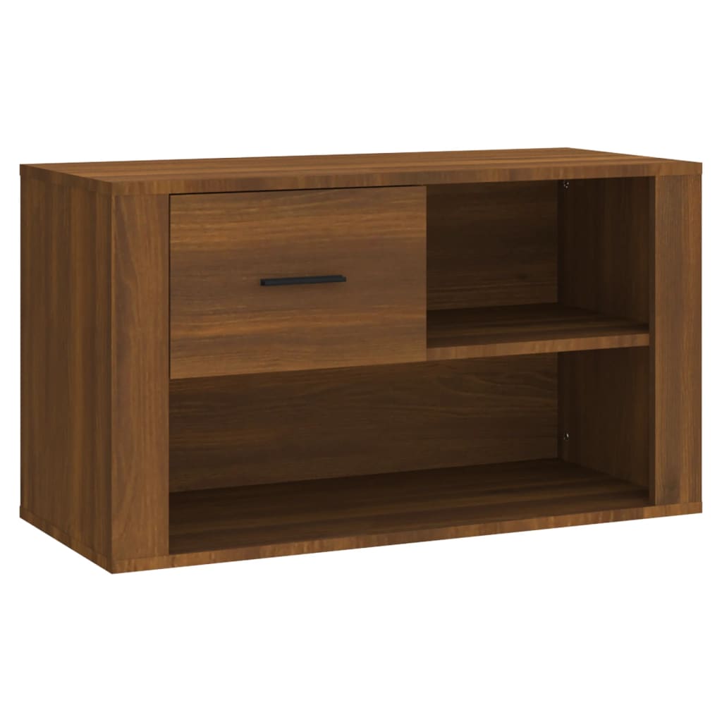 Ormarić za cipele smeđi hrast 80x35x45 cm konstruirano drvo