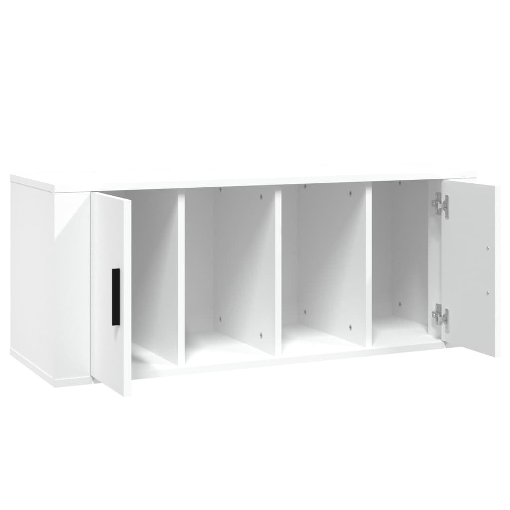 TV ormarić bijeli 100 x 35 x 40 cm od konstruiranog drva